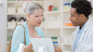 Patient at Pharmacy